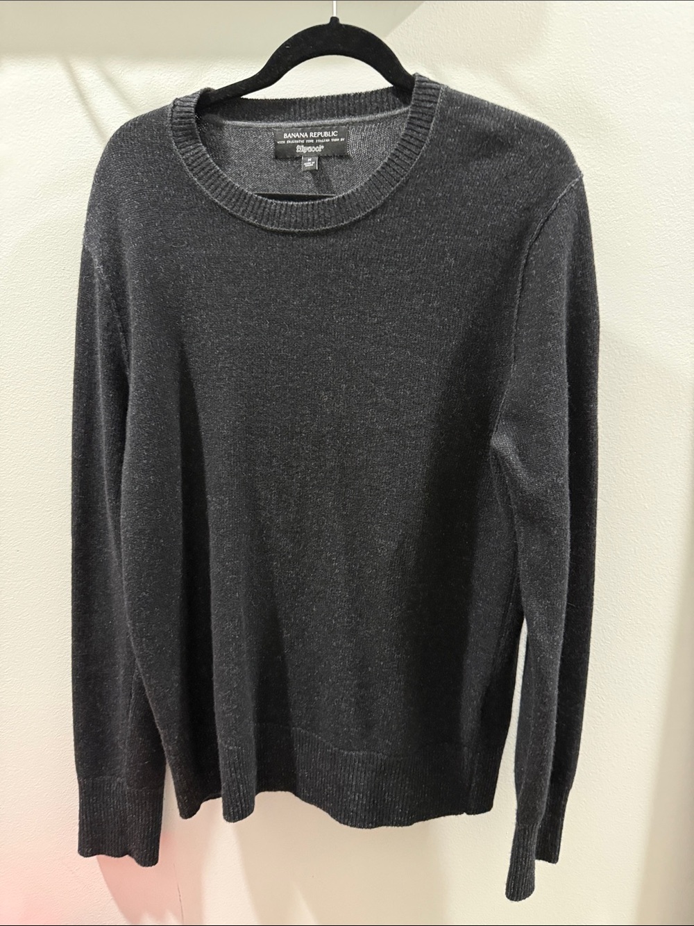 Banana Republic Men’s Dark Gray Crewneck Sweater